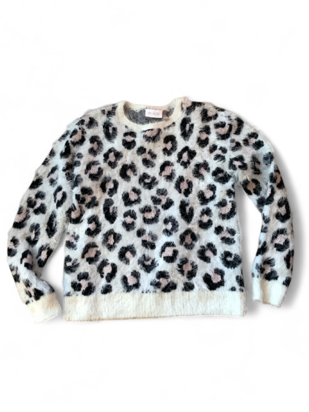 Children's Place Leopard-Print Cozy Sweater Girls 14